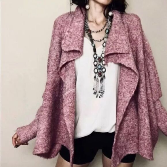 New Free People One Laurel Cardigan sweater in OH Bloom size S - Picture 4 of 14